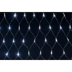 LIGHTING Гирлянда сеть 1,5х1,5м 160 светодиодов белый свет IP20 прозрачный шнур 3м 230В контроллер 8 сцен IEK