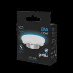 Лампа светодиодная LED 8 Вт 760 лм 6500К таблетка холодный GX53 AC 220В Black Gauss