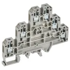 Колодка клеммная CTS-ML 3 ур. 2,5мм2 серая IEK