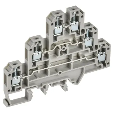 Колодка клеммная CTS-ML 3 ур. 2,5мм2 серая IEK