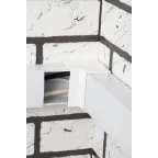 Угол внутренний (60х40) (4 шт) Plast PROxima белый