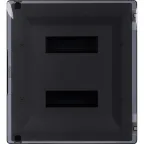 Щит распределительный встраиваемый ЩРв Practibox3 2х12м земля+нейтраль прозрачная дверь