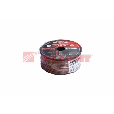 Кабель акустический ШВПМ 2х0.35 кв.мм, красно-черный, 100 м, REXANT