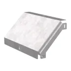 Угол вертикальный внешний 90 градусов с крышкой Стандарт 400х50