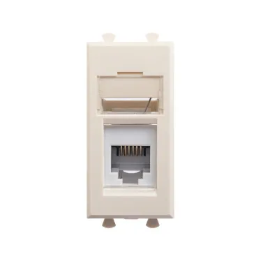 Avanti Телефонная розетка ''Ванильная дымка'' RJ-12, 1 модульная