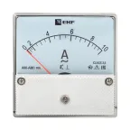 Амперметр AM-A801 аналоговый на панель 80х80 (круглый вырез) 10А прямое подключение