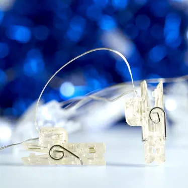 Гирлянда линейная Прищепки LED 2700К 1.8м USB