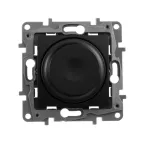 ETIKA Светорегулятор поворотный без нейтрали 300Вт антрацит