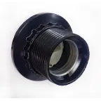 Пкб27-04-К11 Патрон карболитовый с кольцом, Е27, черный (50 шт), стикер на изделии, IEK