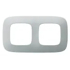 Valena ALLURE Рамка 2 поста алюминий универсальная