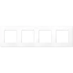 Рамка 4 поста, белый