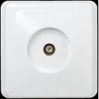 РТВ10-ВБ Розетка 1-ая телевиз. TV ВЕГА белый