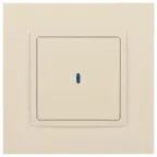 Выключатель с подсветкой, 10АХ-250В, Эра Elegance, сл.кость,14-1102-02