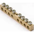 Шина нулевая 6х9 (8групп/центр) ШН-101