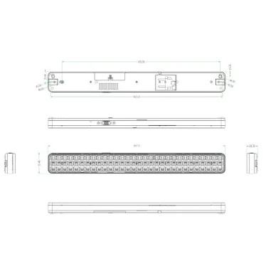 Светильник светодиодный аварийный непостоянный DBA-107-0-20 90LED 4ч IP20 (20/560)
