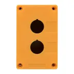 Корпус КП102 пластиковый 2 кнопки желтый