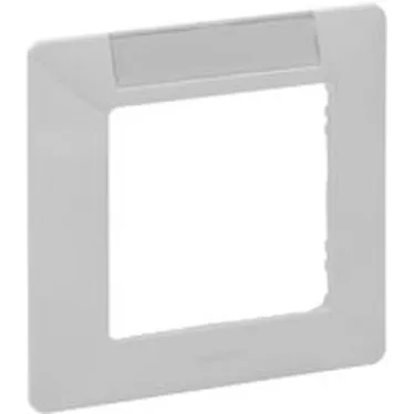 ETIKA Рамка с держателем для маркировки 1 пост алюминий