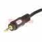 Аудио кабель 3.5 мм - 2 RCA, 1.5 м, GOLD