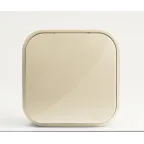 Quteo Переключатель одноклавишный наружный бежевый 10А