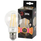 Лампа светодиодная F-LED A60-11W-827-E27 (филамент, груша, 11Вт, тепл, Е27) (10/100/1500)
