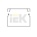 Кабель-канал 100х40 ЭЛЕКОР белый (8м) IEK