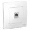 BLANCA скрытой установки розетка компьютерная RJ45, белый