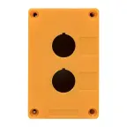 Корпус КП102 пластиковый 2 кнопки желтый