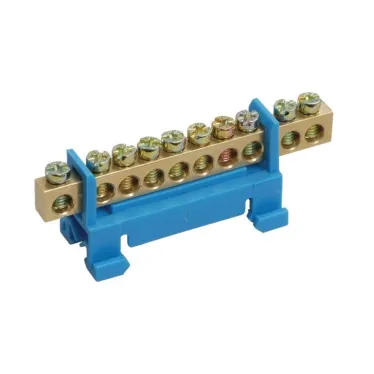 Шина N ноль на DIN-изоляторах тип Стойка ШНИ-6х9-8-С-С