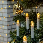 Гирлянда нить Свечи, теплый белый, 3,8 м, 220 V, длина провода 1,5 м, 20 LED, IP20 ЕGNIG - CAN