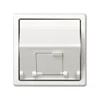 Адаптер на 1 RJ45(12) 75528-, 75540-, 75541-, 75544-39, наклон., S73L, белый