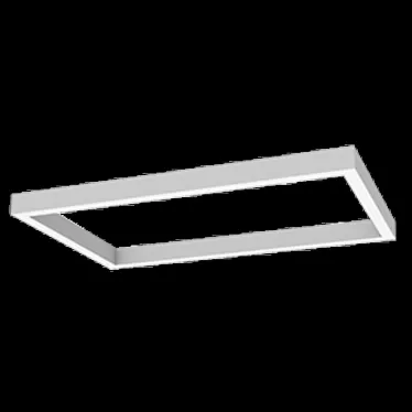 Светильник светодиодный ДСО-60Вт 3000К X-Line прямоугольный, рассеиватель опал белый