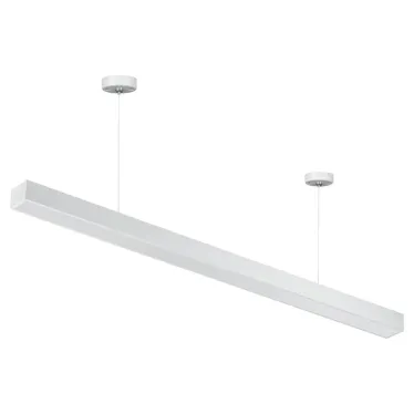 Светильник LED Geometria Block SPO-116-W-40K-024 24Вт 4000K 1750Лм IP40 1200х70х50 белый подвесной драйвер внутри