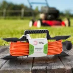 Удлинитель силовой на рамке без заземления 1 розетка 10м ПВС 2х1мм2 UFx-1-2x1.0-10m ЭРА