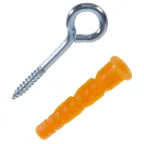 Шуруп-кольцо 4х40 с дюбелем 6х36 (2шт)