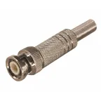 Разъем штекер BNC под винт с пружиной металл,