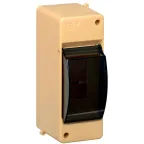 Бокс с прозрачной крышкой КМПн 2/2 для 2-х автоматических выключателей (Сосна)