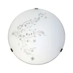 Светильник Нежность 300 НПБ 01-2х60-139 М16 матовый белый кл.штамп металлик ИУ