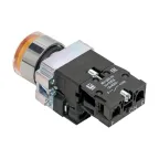 Кнопка BA51 с подстветкой 24В желтая NO PROxima