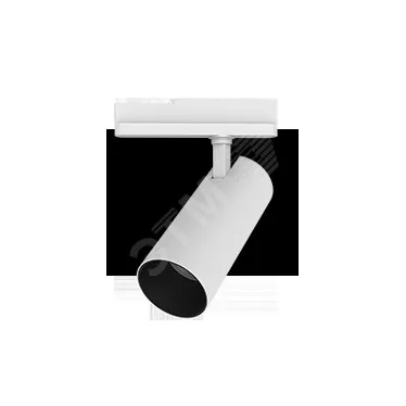 Cветильник светодиодный трековый TT-Vivo Marble 30 Вт 196х265х85 мм угол 35 градусов RAL9010 белый муар | V1-R1-Y0519-90R06-200303X | VARTON