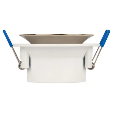 Встраиваемый светильник декоративный KL103 WH/GD MR16 GU5.3 белый золото