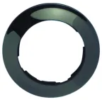 Рамка 4 поста, круг, S88, воронёная сталь