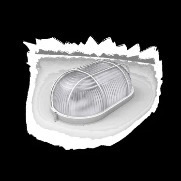 Светильник ЖКХ под лампу 1хE27 AC 220В IP54 овал 160х115х280мм с решеткой max 100Вт НБП Gauss