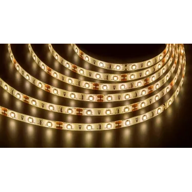Лента светодиодная LEDx60/м 5м 4.8Вт/м 12В IP65 Pro теплый белый
