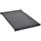 Полка стационарная ITK by ZPAS19'' 1U регулируемая по глубине нагрузка до 150кг 500-900мм черная