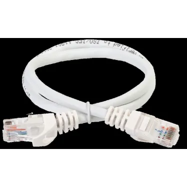 Патч-корд категория 5е UTP 1.5м PVC белый