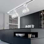 Светильник светодиодный трековый на шинопровод TR3 - 10 WH 10Вт белый COB (30/360)