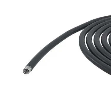 Металлорукав DN 35мм в в полиуретановой оболочке, Dвн 35,0 мм, Dнар 43,0мм, 25 м, цвет черный