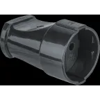 Розетка Navigator 61 717 NCA-SK01-10A-X-BL переносная б/з черная