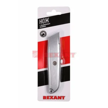 Нож с трапециевидным выдвижным лезвием