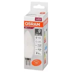 Лампа светодиодная LED 7 Вт E14 6500К 560Лм свеча 220 В (замена 60Вт) OSRAM